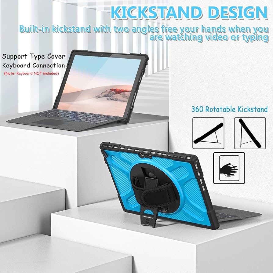Amazon.com: Case for Microsoft Surface Go 3 2021 / Surface Go 2 Amazon.com: Case for Microsoft Surface Go 3 2021 / Surface Go 2
